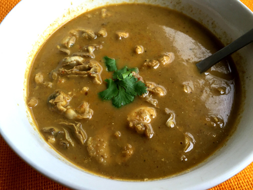 牡蠣と大根のカレー