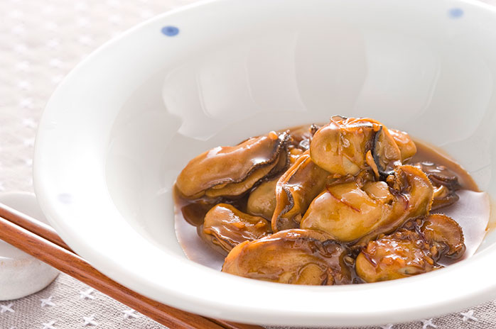 牡蠣のオイスターソース煮込み