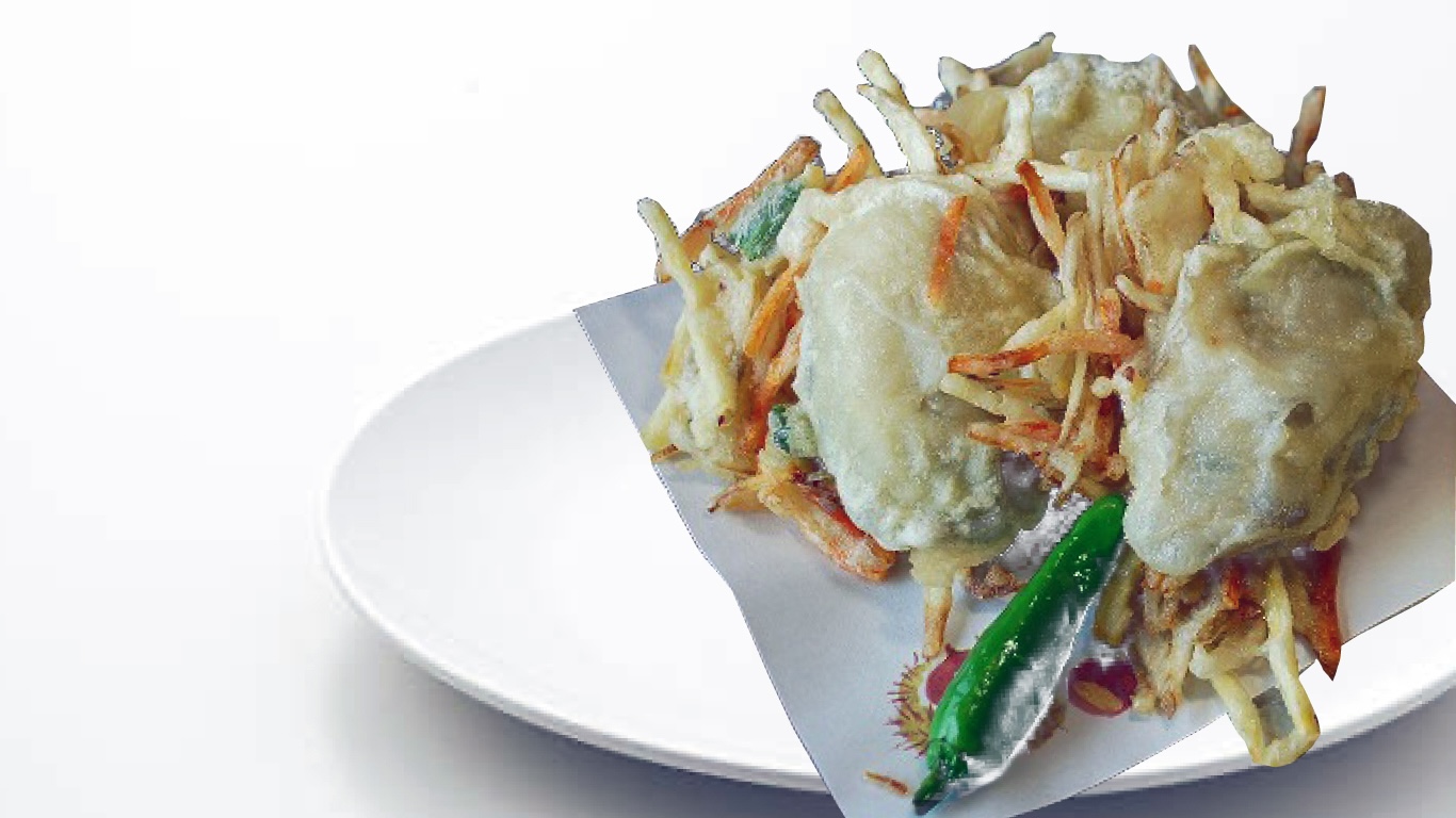 牡蠣のかき揚げ