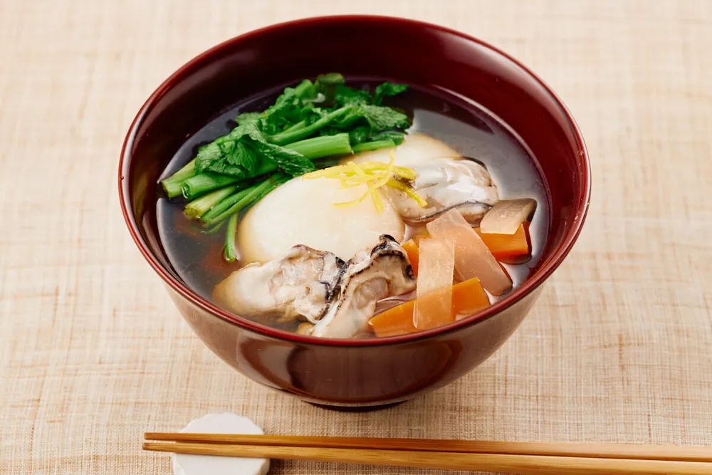 牡蠣の雑煮の簡単レシピ