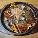 春キャベツと牡蠣のお好み焼き